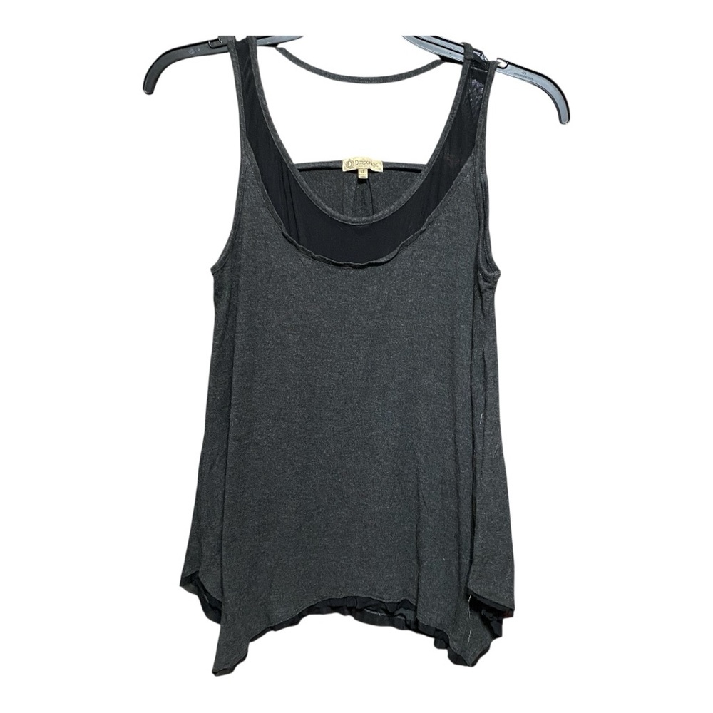 Democracy Black Sleeveless Top S